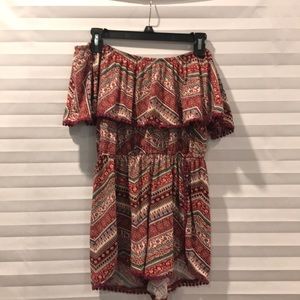 Off the shoulder romper